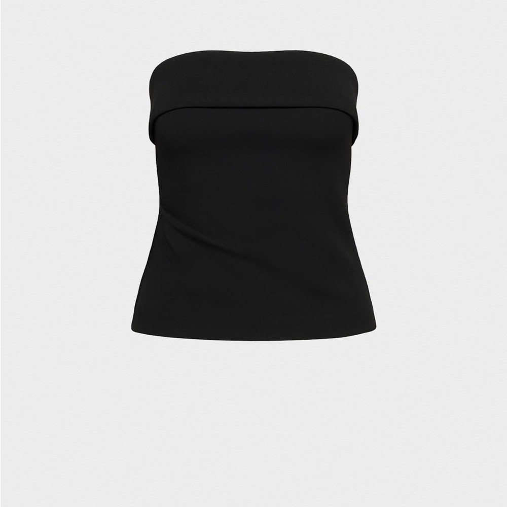 Babaton Black Strapless Tube Top